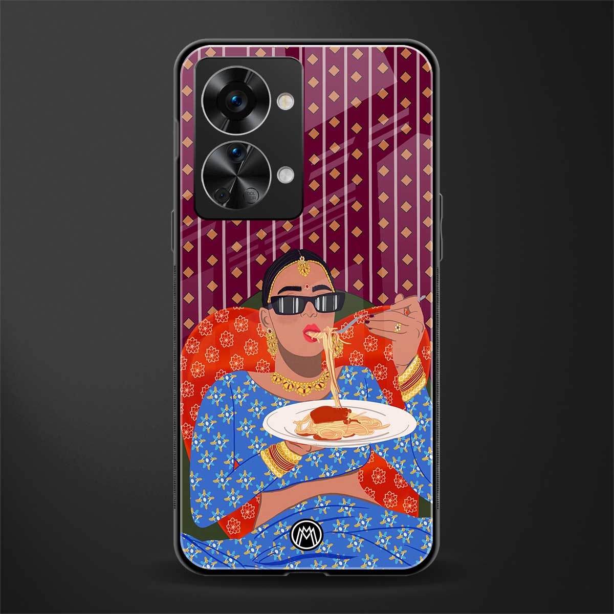 foodie queen glass case for phone case | glass case for oneplus nord 2t 5g