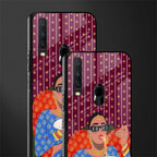 foodie queen glass case for vivo y17 image-2