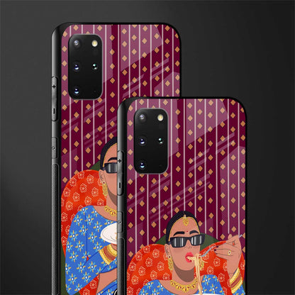 foodie queen glass case for samsung galaxy s20 plus image-2