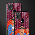 foodie queen glass case for oppo a15s image-2