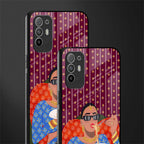 foodie queen glass case for oppo f19 pro plus image-2