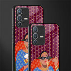 foodie queen glass case for vivo v23 pro 5g image-2