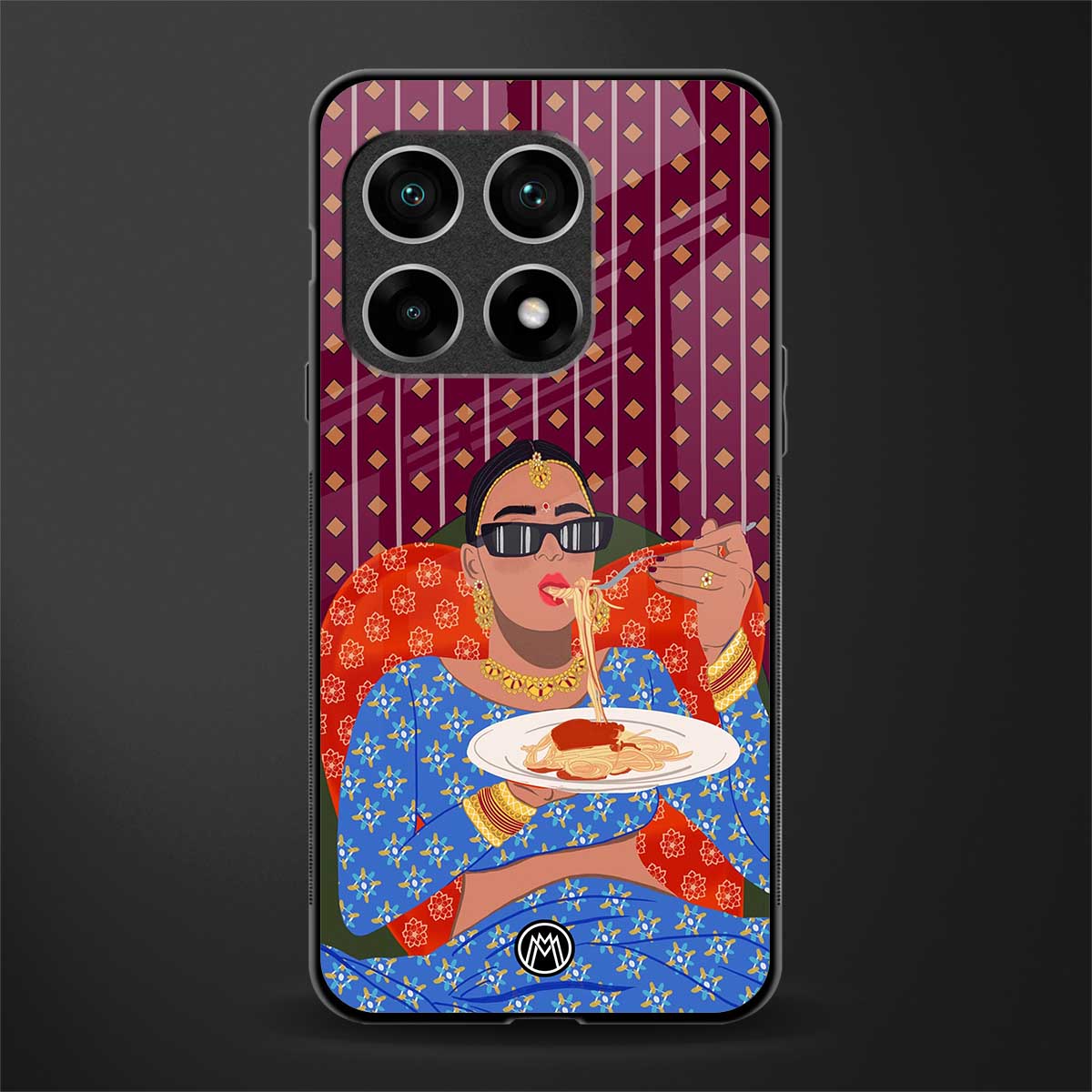 foodie queen glass case for oneplus 10 pro 5g image