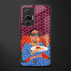foodie queen glass case for vivo x70 image