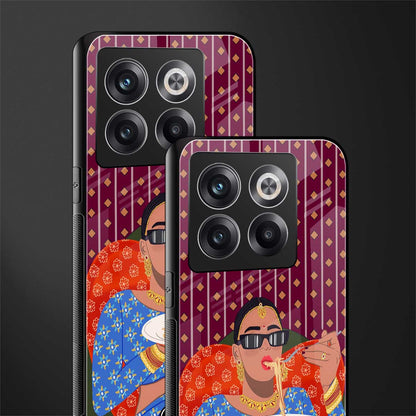 foodie queen back phone cover | glass case for oneplus 10t