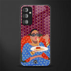 foodie queen back phone cover | glass case for samsung galaxy f23 5g