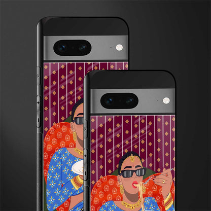 foodie queen back phone cover | glass case for google pixel 7