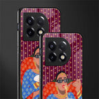 foodie queen back phone cover | glass case for oneplus 11