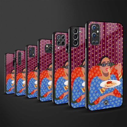 foodie queen glass case for redmi note 7 pro image-3