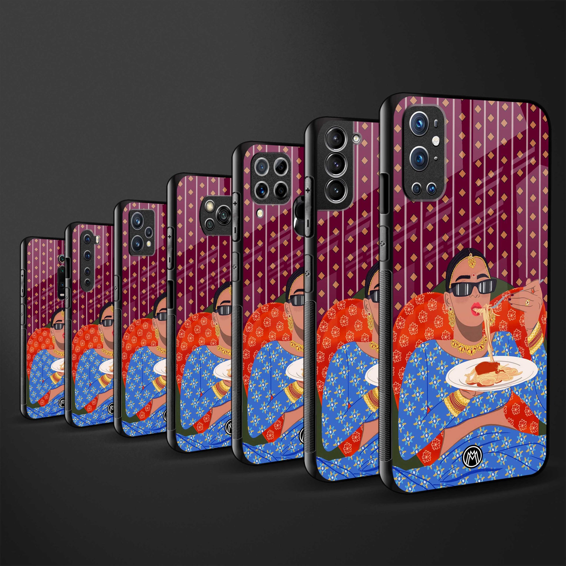foodie queen back phone cover | glass case for samsung galaxy a14 5g