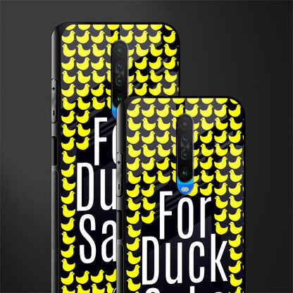 for duck sake glass case for poco x2 image-2