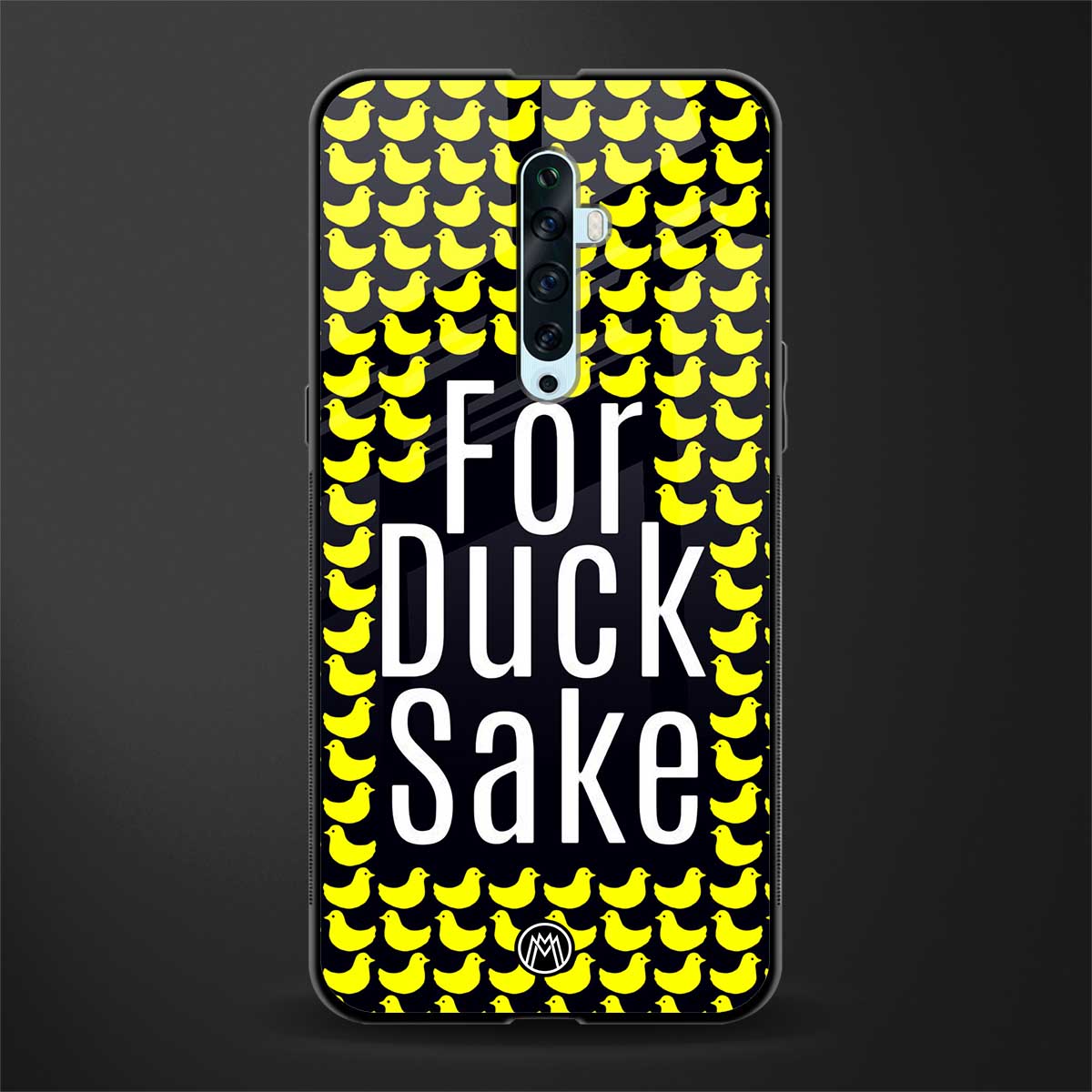 for duck sake glass case for oppo reno 2f image