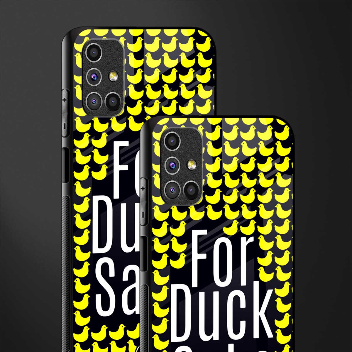 for duck sake glass case for samsung galaxy m31s image-2