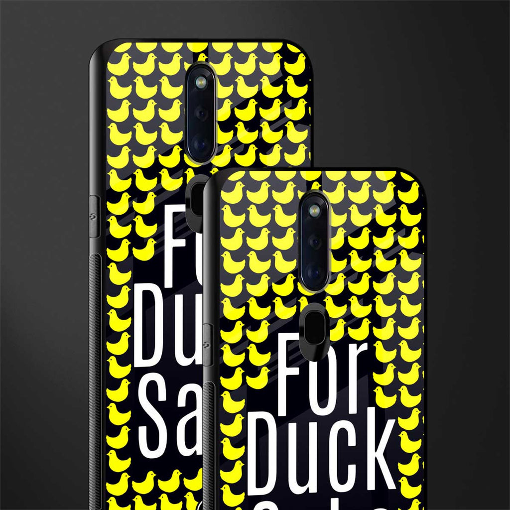 for duck sake glass case for oppo f11 pro image-2
