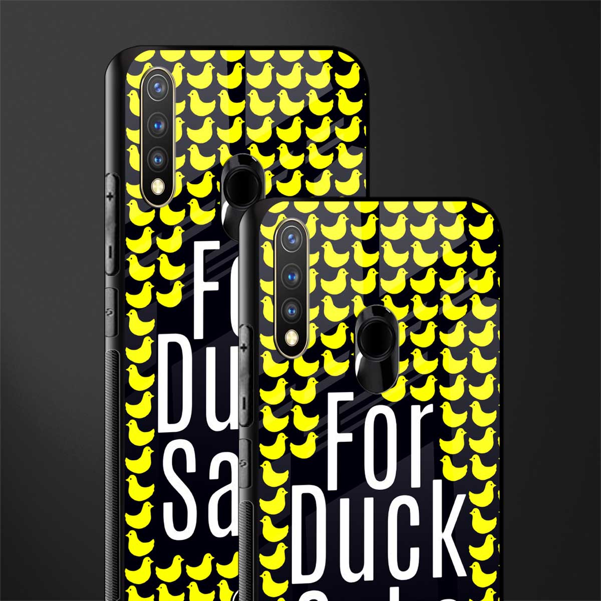 for duck sake glass case for vivo u20 image-2