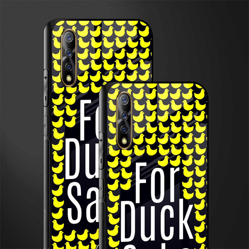 for duck sake glass case for vivo s1 image-2