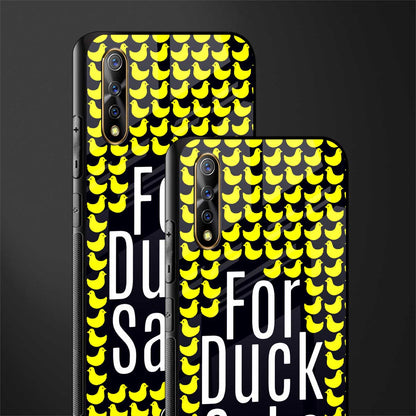 for duck sake glass case for vivo z1x image-2
