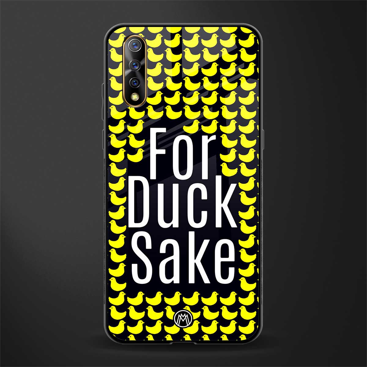 for duck sake glass case for vivo s1 image
