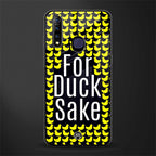 for duck sake glass case for vivo z1 pro image