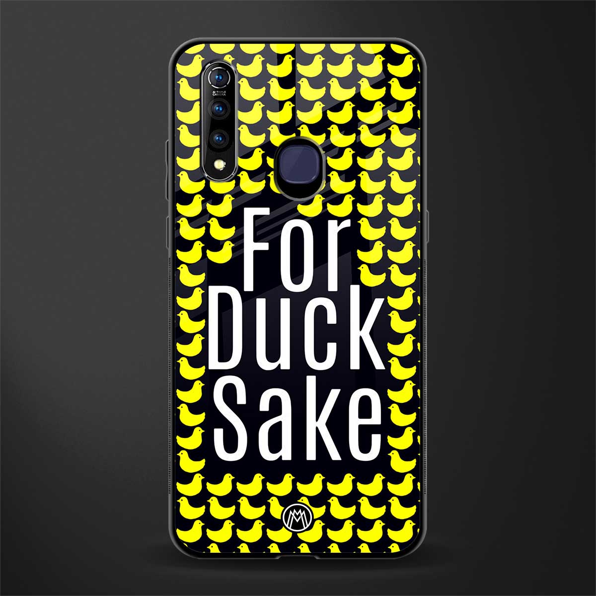 for duck sake glass case for vivo z1 pro image