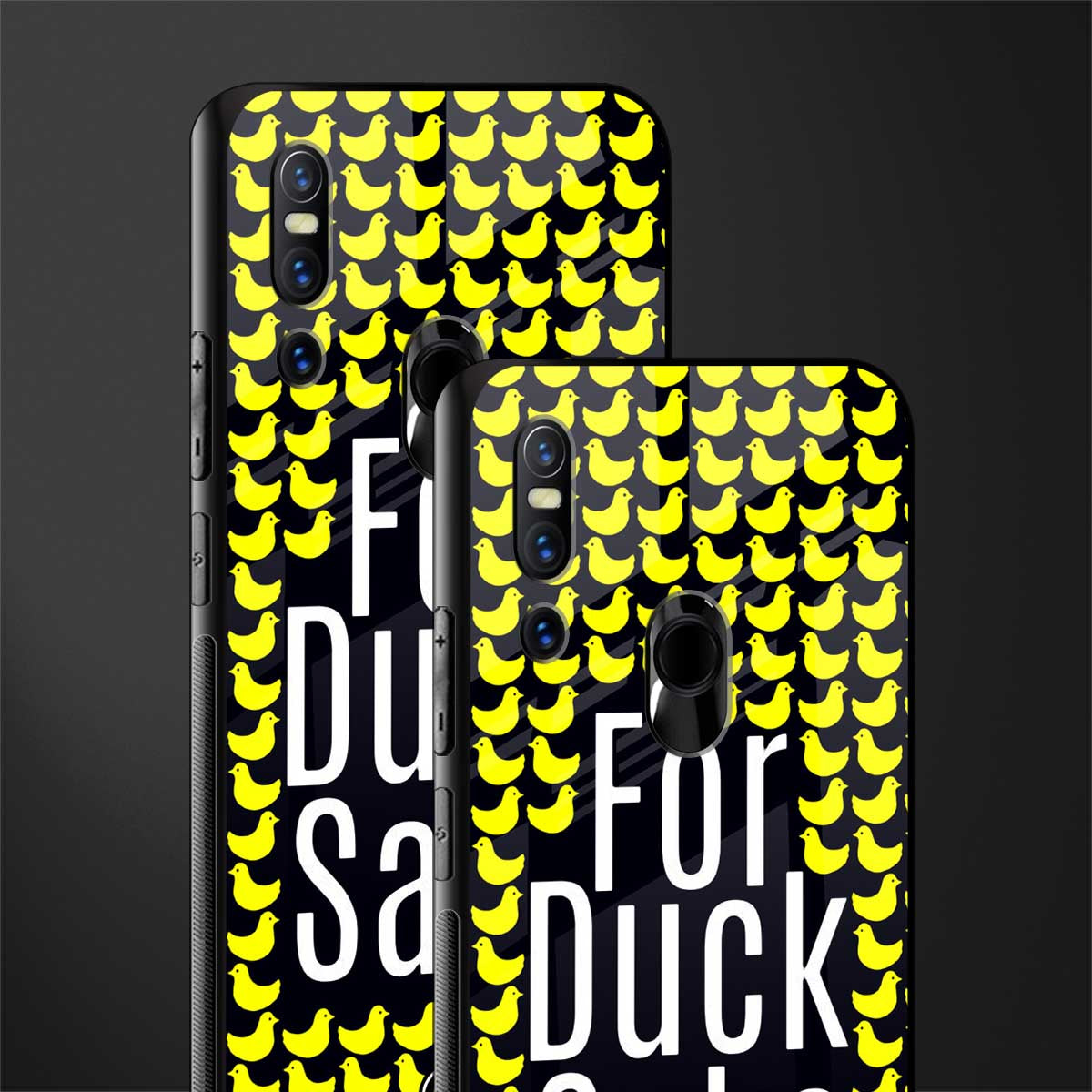 for duck sake glass case for vivo v15 image-2