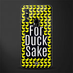 for duck sake glass case for vivo v15 image