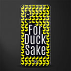 for duck sake glass case for vivo v15 pro image