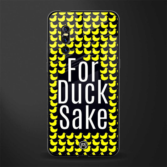for duck sake glass case for vivo v15 pro image