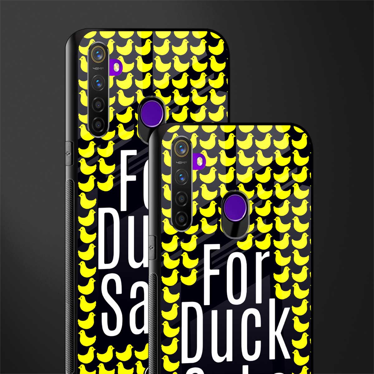 for duck sake glass case for realme 5 image-2