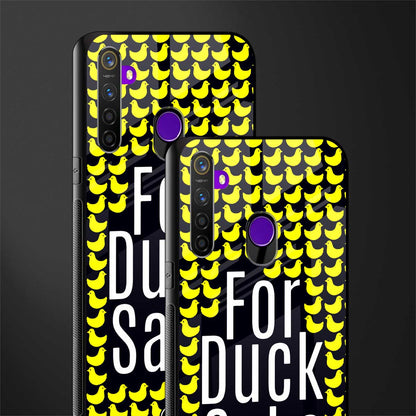 for duck sake glass case for realme 5 image-2