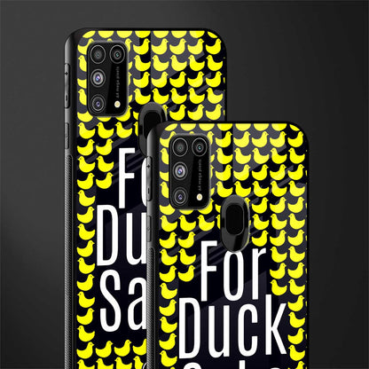 for duck sake glass case for samsung galaxy m31 prime edition image-2