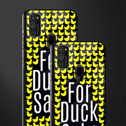 for duck sake glass case for samsung galaxy m30s image-2
