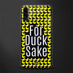 for duck sake glass case for samsung galaxy a50s image