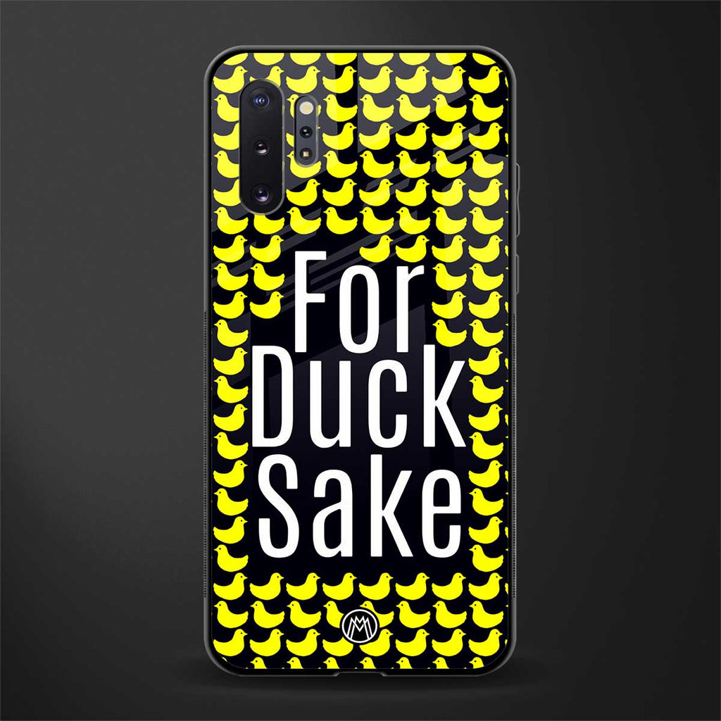 for duck sake glass case for samsung galaxy note 10 plus image