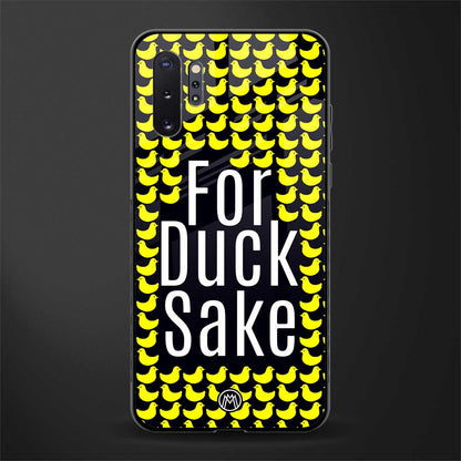 for duck sake glass case for samsung galaxy note 10 plus image