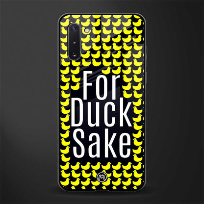 for duck sake glass case for samsung galaxy note 10 image