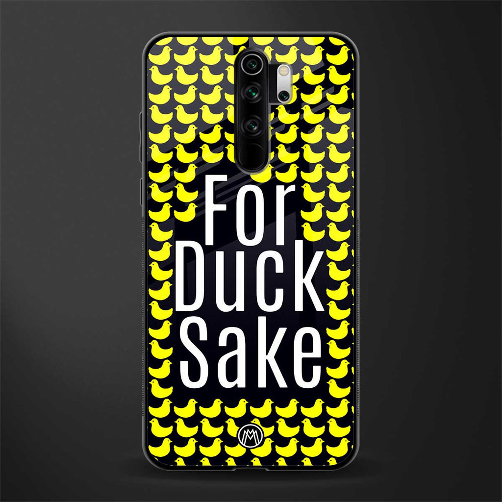 for duck sake glass case for redmi note 8 pro image
