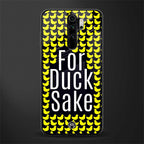 for duck sake glass case for redmi note 8 pro image
