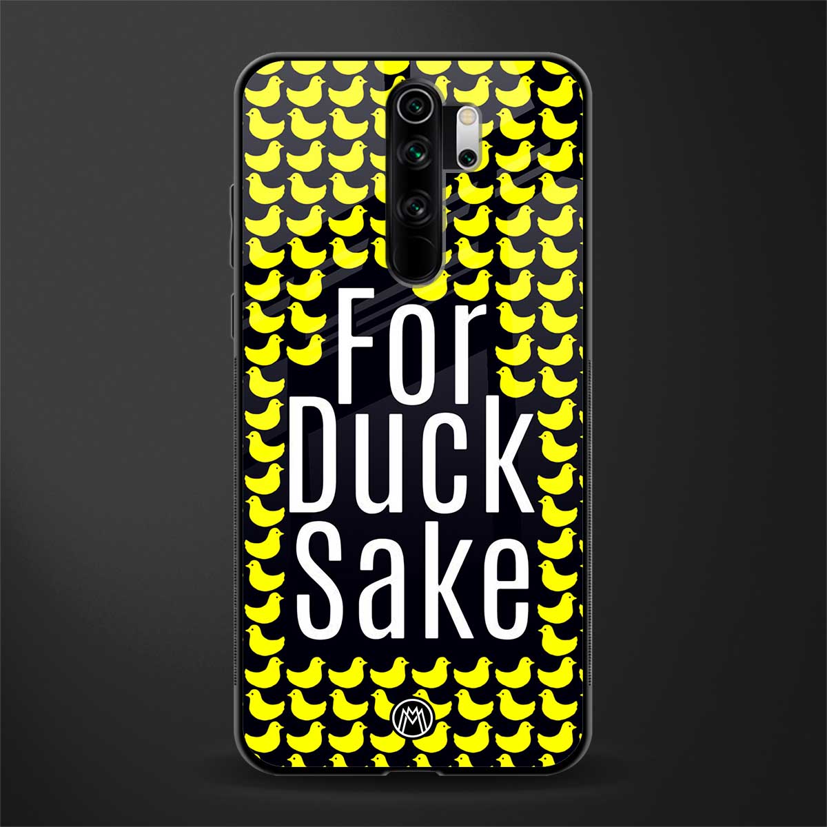 for duck sake glass case for redmi note 8 pro image