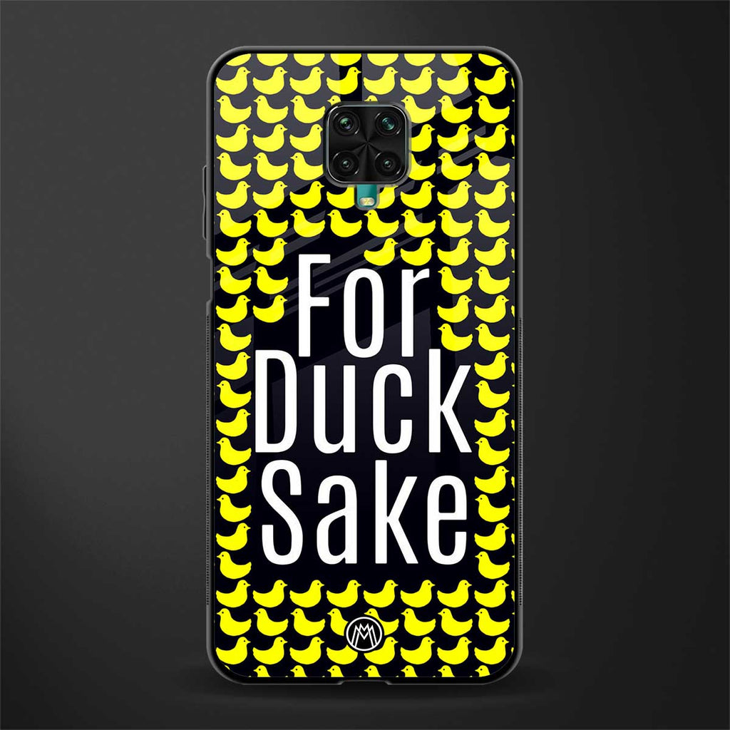 for duck sake glass case for redmi note 9 pro image