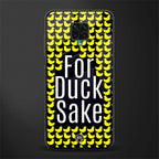 for duck sake glass case for redmi note 9 pro image