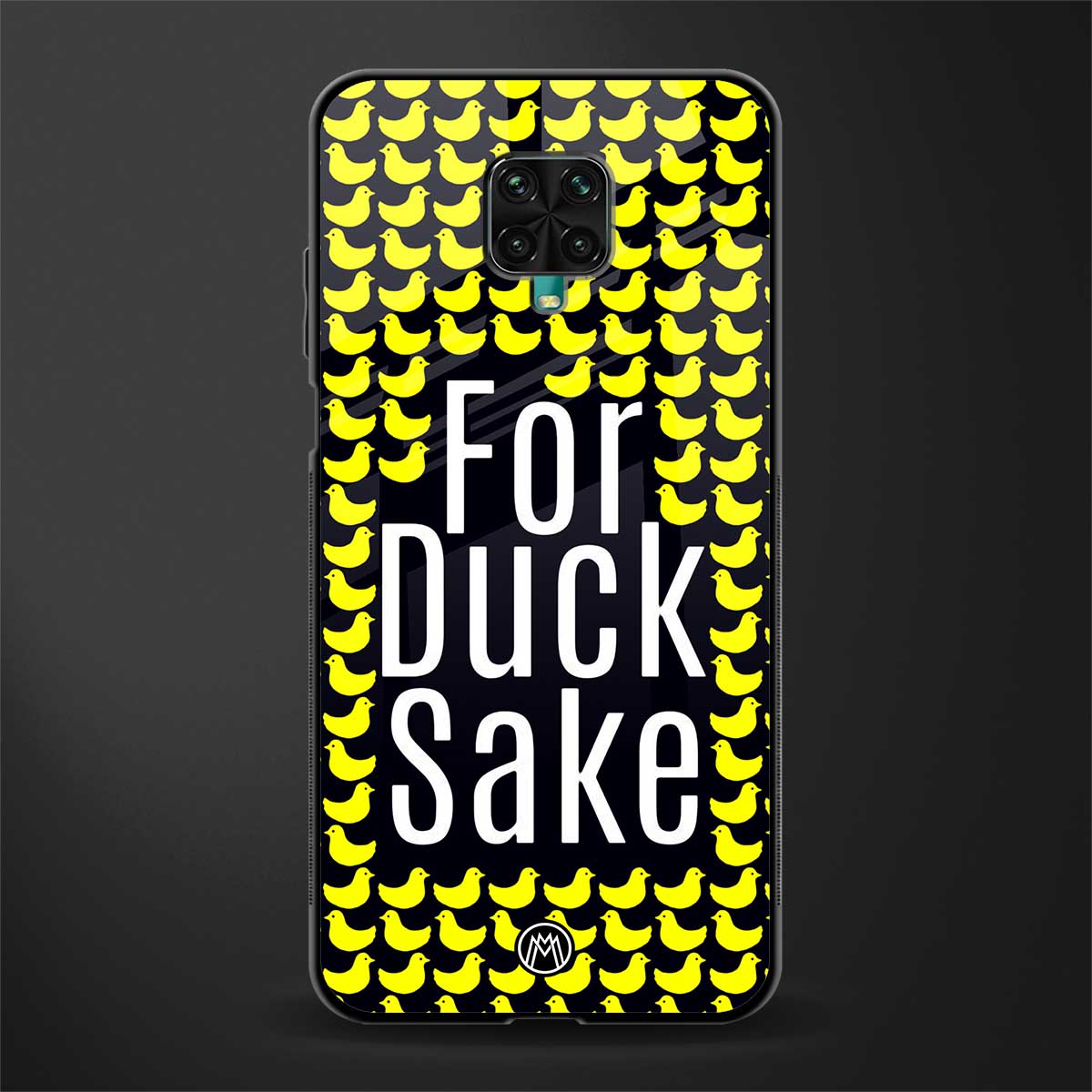 for duck sake glass case for redmi note 9 pro image
