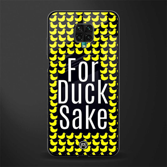 for duck sake glass case for redmi note 9 pro max image