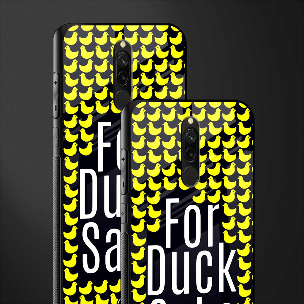 for duck sake glass case for redmi 8 image-2