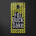 for duck sake glass case for redmi 8a image