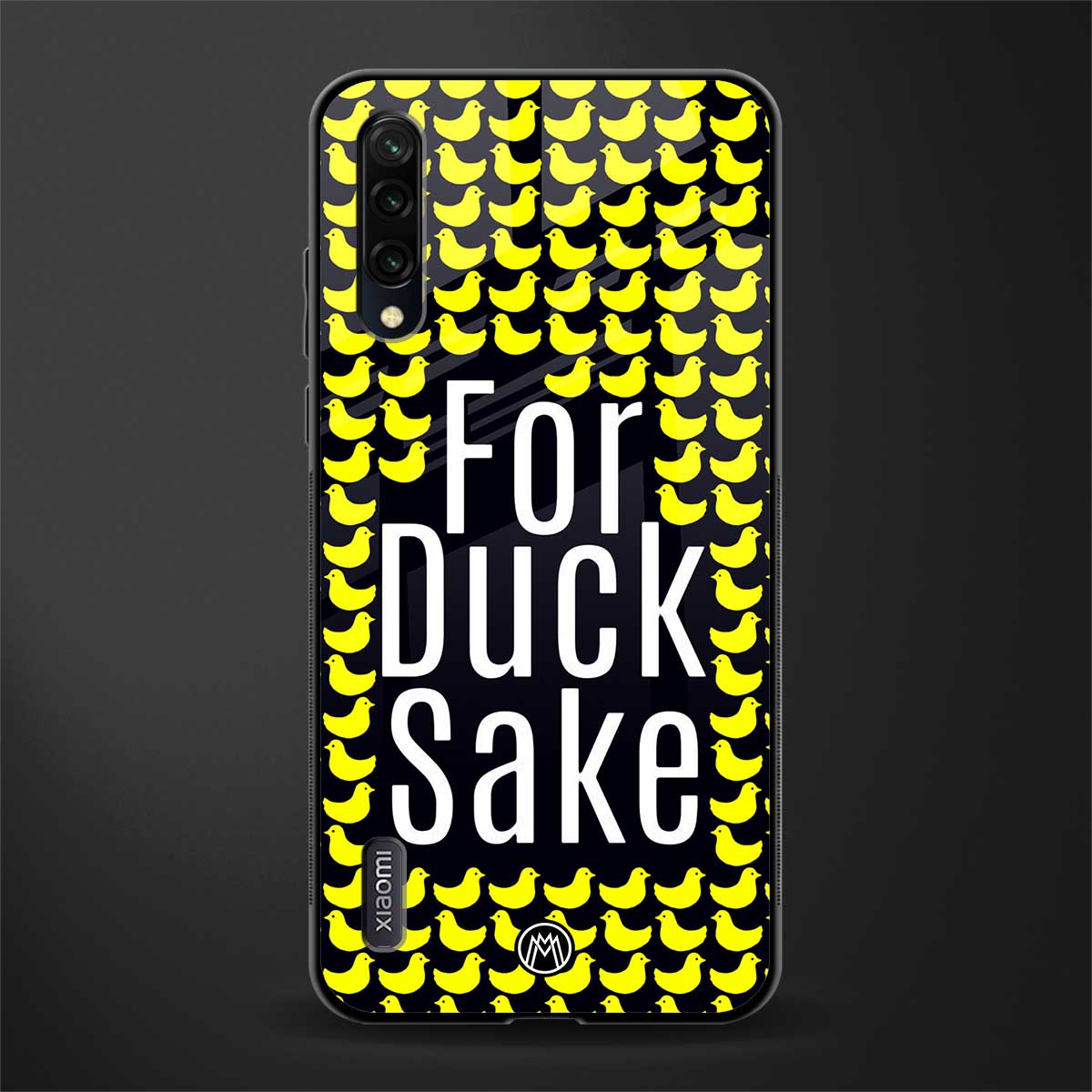 for duck sake glass case for mi a3 redmi a3 image