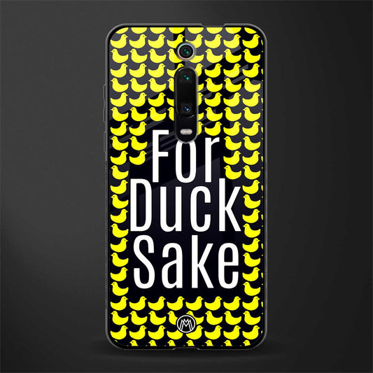 for duck sake glass case for redmi k20 image