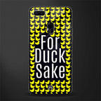 for duck sake glass case for oppo a7 image