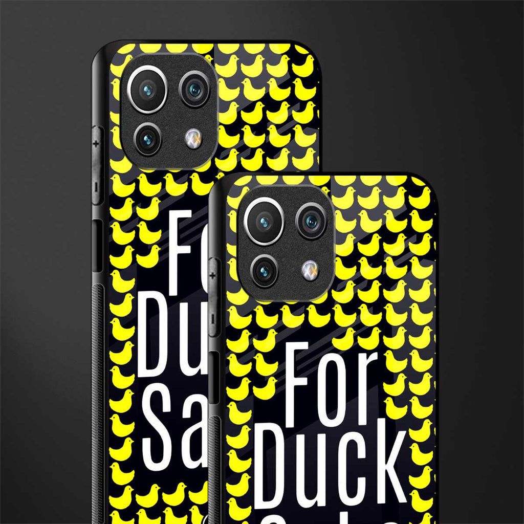 for duck sake glass case for mi 11 lite image-2