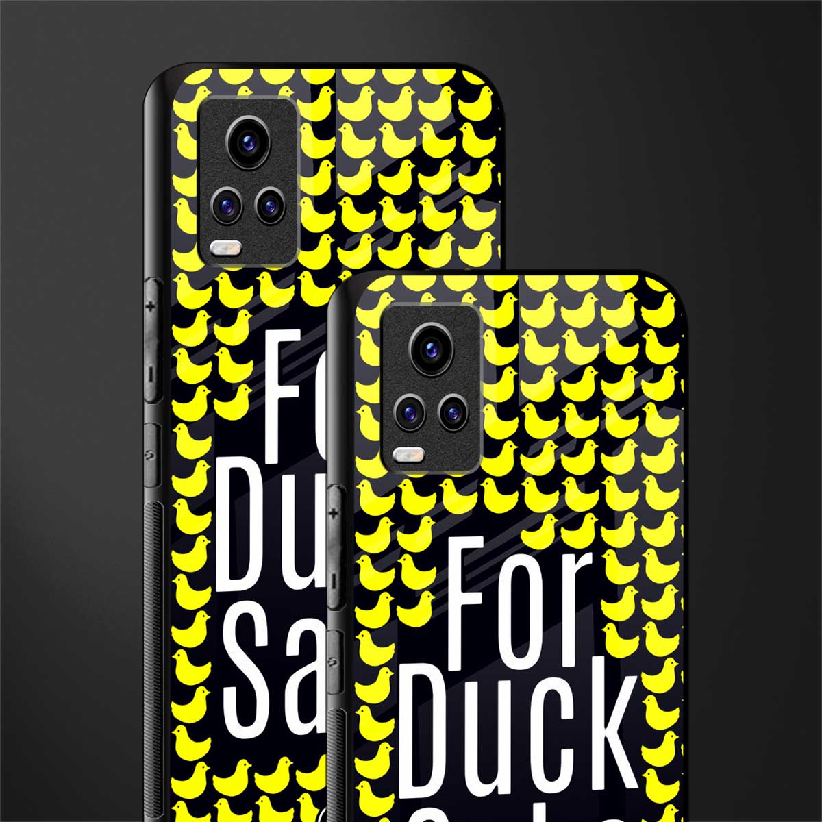 for duck sake back phone cover | glass case for vivo y73
